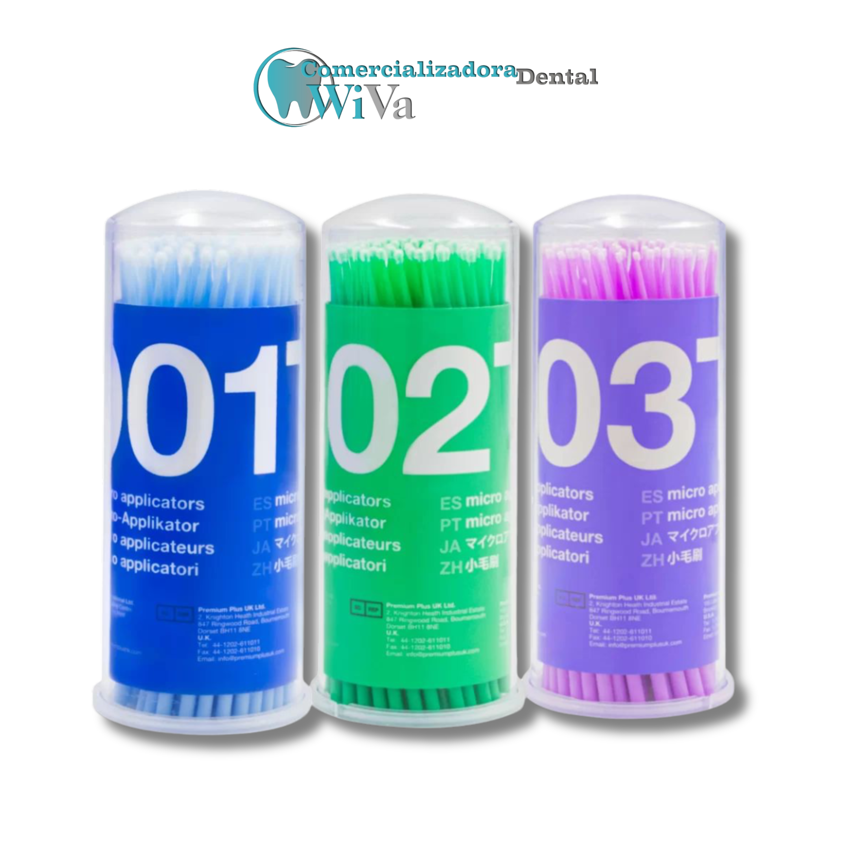 Microbrush / Micro Applicators Finos – Premier Plus (100 pzs)