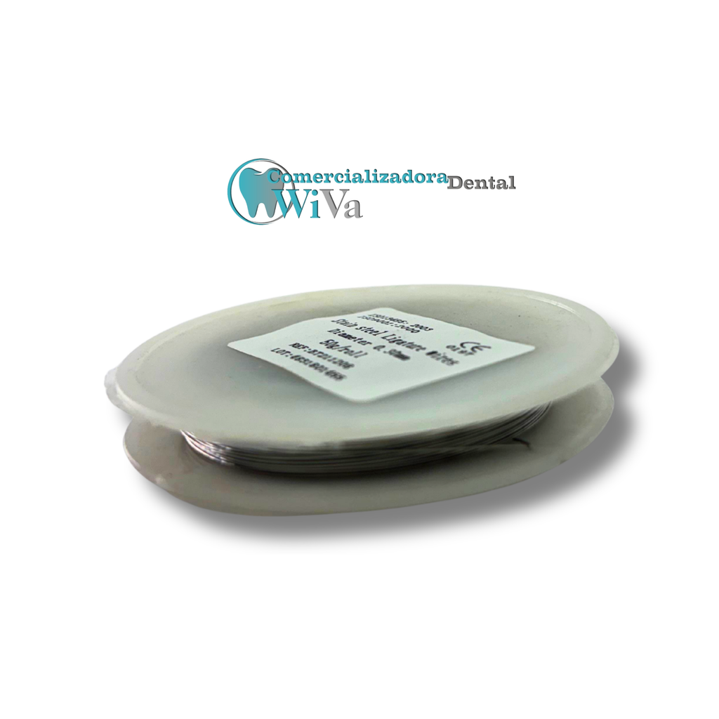 Rollo de ligadura metálica / Acero inoxidable 50gr