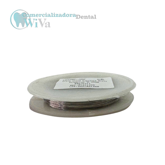 Rollo de ligadura metálica / Acero inoxidable 50gr