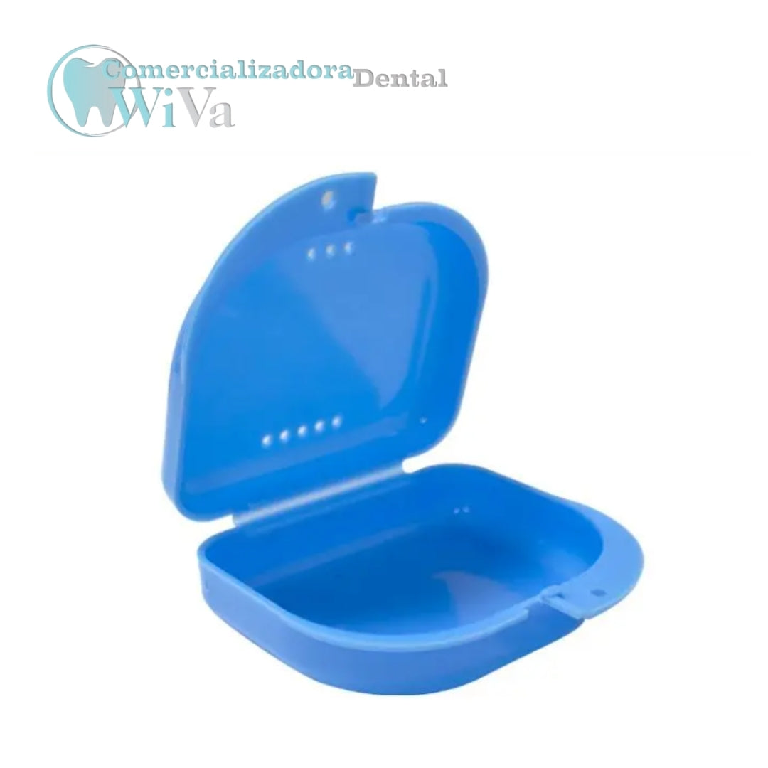 Caja para retenedores de ortodoncia azul