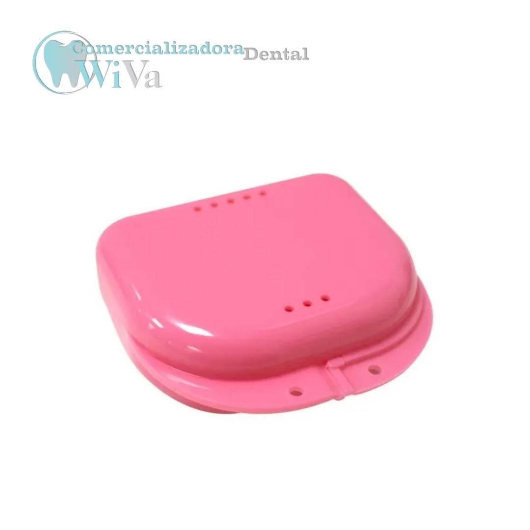 Caja para retenedores de ortodoncia rosa