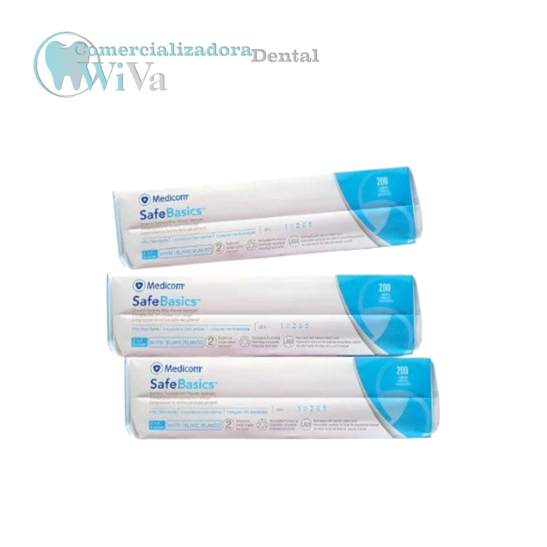 Gasas Medicom – Paquete con 200 piezas_3