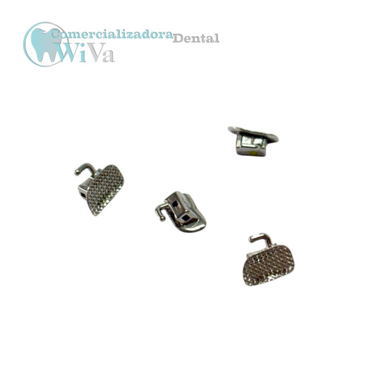 Juego de Tubos MBT y Roth para Primer y Segundo Molar – Bondeables con Malla de 80 Hilos