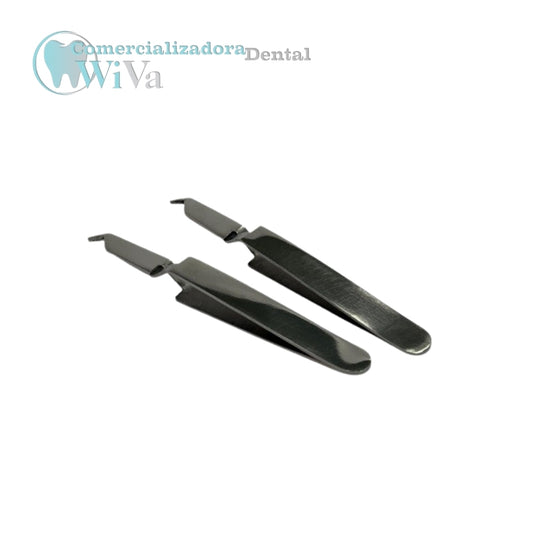 Pinzas Porta Tubos de Punta Gruesa – Acero Inoxidable