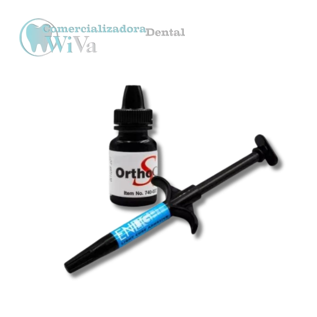 RESINA PARA ORTODONCIA ENLIGHT CON 1 JERINGA Y 1 ADHESIVO