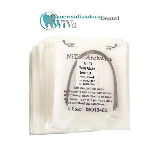Arcos NiTi Termoactivos Redondos y Rectangulares