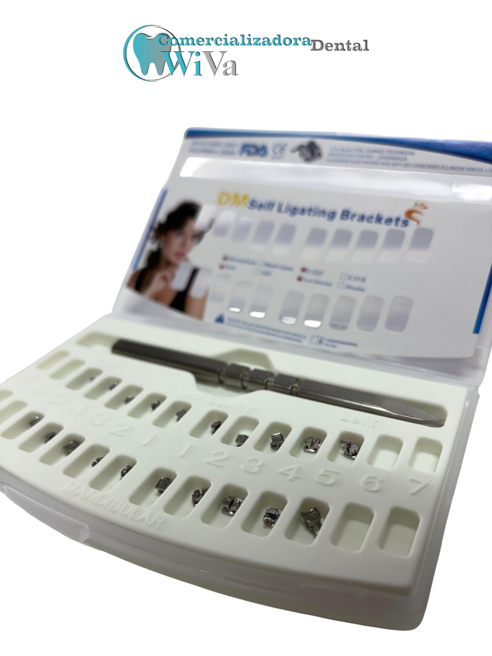 Brackets autoligado mini roth .022