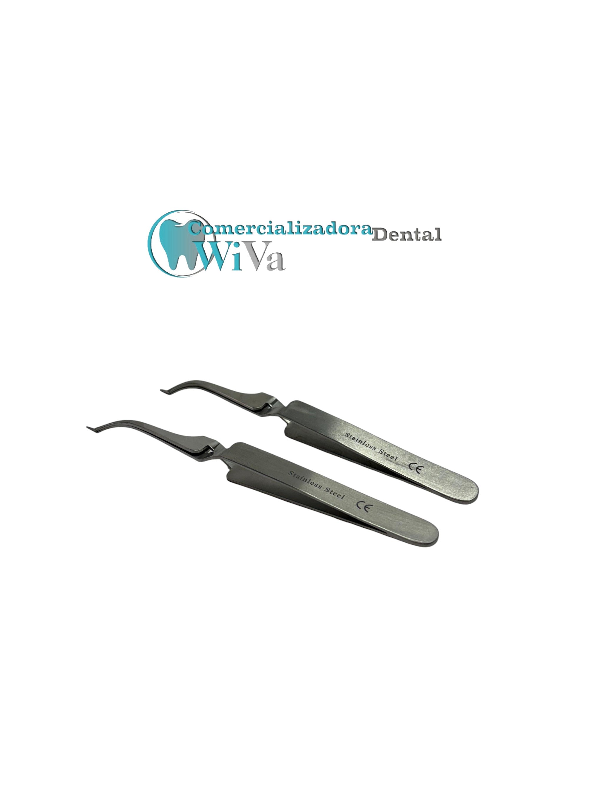 Pinzas Porta Tubos de Punta Fina – Acero Inoxidable