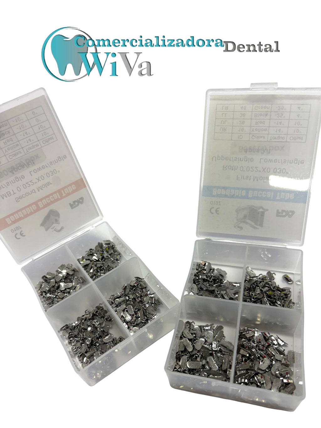 Paquete de 80 juegos de tubos Roth / MBT